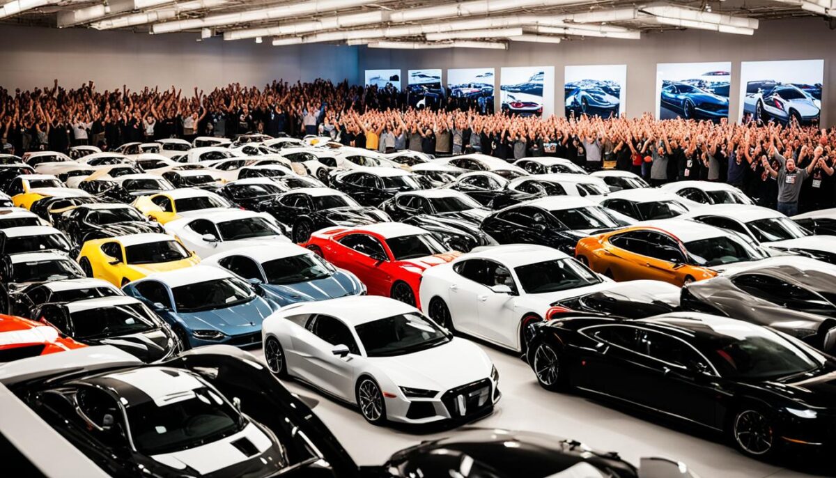 car auction excitement